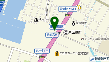 CODE.LINE(コードライン) 箱崎宮前店の地図画像