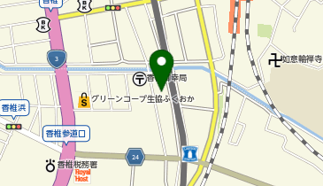 Agu hair miyan(アグヘアーミヤン) 香椎千早2号店の地図画像