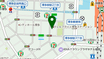 Agu hair flute(アグヘアーフルート) 博多店の地図画像