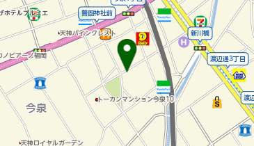 メンズサロンFADE&LINE(フェードアンドライン) 福岡今泉店の地図画像