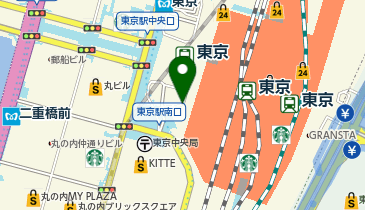 東京タクシーセンター優良タクシー乗り場 東京駅丸の内南口前の地図画像