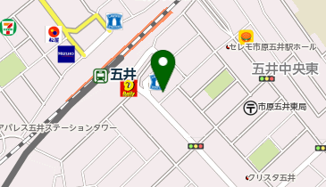 TELA HAIR(テーラヘアー) 五井店の地図画像
