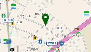 ブリッジラウンジの地図画像