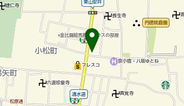 京あるき 京都祇園店の地図画像