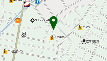 ハンズ鍼灸接骨院 江南院の地図画像