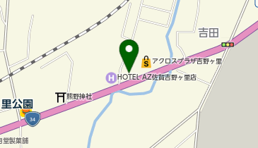 くすの樹吉野ヶ里整骨院の地図画像