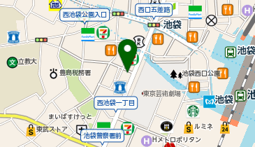 ハリナチュレ 池袋店の地図画像