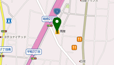 100えんハウスレモン 平和町店の地図画像