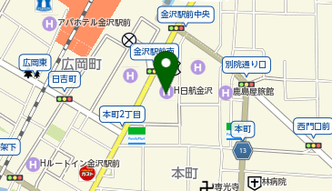 スカイレンタカー 金沢駅前店の地図画像