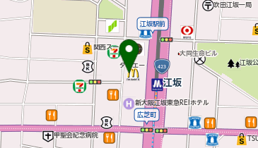 HARI NATURE(ハリナチュレ) 江坂店の地図画像