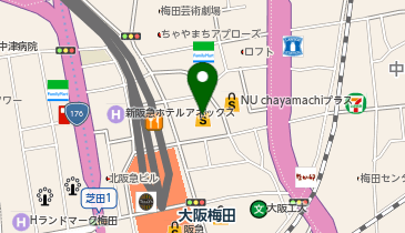 HARI NATURE(ハリナチュレ) 梅田店の地図画像