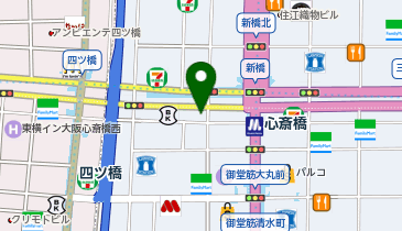 HARI NATURE(ハリナチュレ) 西心斎橋店の地図画像