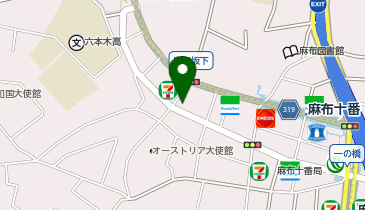 全力ストレッチ 麻布十番店の地図画像