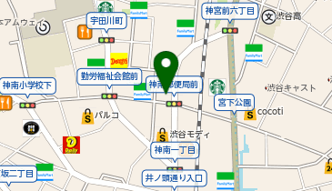 全力ストレッチ 渋谷公園通り店の地図画像