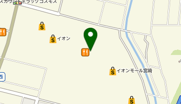てんぷら 一代 イオンモール宮崎店の地図画像