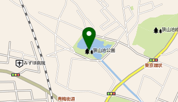 狭山池公園の地図画像