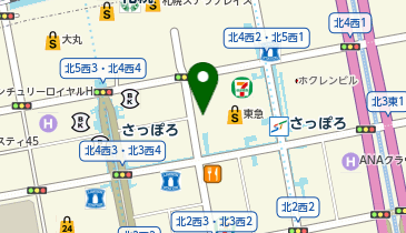 ギャラリーメモリア札幌駅前の地図画像
