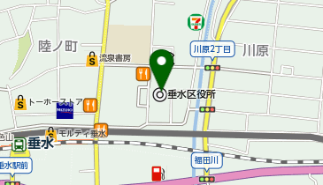 垂水区文化センターの地図画像