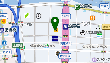 atelier HANADA by(アトリエ ハナダ バイ)森本 淀屋橋odona店の地図画像
