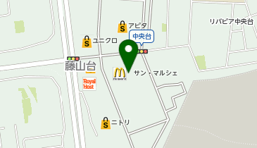 高蔵寺中日文化センター サンマルシェ校の地図画像