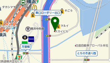ベルリッツ横浜ランゲージセンター 横浜スカイビル校の地図画像