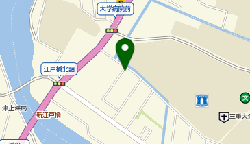 鰻の成瀬 津三重大前店の地図画像
