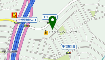 千代整骨院の地図画像