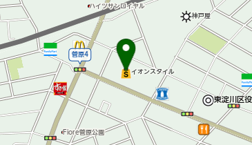 WALK(ウォーク) イオンスタイル東淀川の地図画像