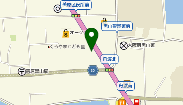 イワタニ水素ステーション 堺美原の地図画像