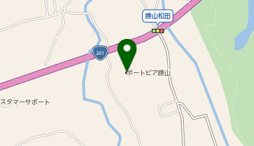BTS勝山の地図画像