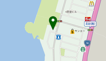 WHITENING SHOP(ホワイトニングショップ) 北谷店の地図画像