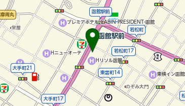 WHITENING SHOP(ホワイトニングショップ) 函館店の地図画像