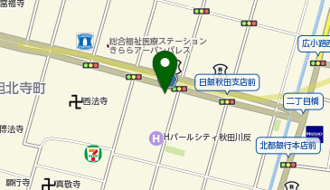 WHITENING SHOP(ホワイトニングショップ) 秋田店の地図画像