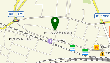 WHITENING SHOP(ホワイトニングショップ) 立川店の地図画像