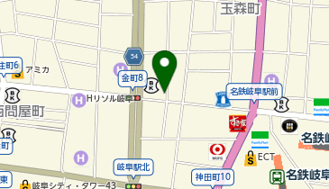 WHITENING SHOP(ホワイトニングショップ) 岐阜店の地図画像