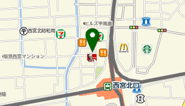 WHITENING SHOP(ホワイトニングショップ) 西宮北口の地図画像