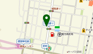 WHITENING SHOP(ホワイトニングショップ) 鹿児島店の地図画像