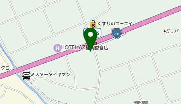 リサイクルショップ ユウザキの地図画像