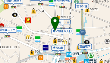 STARBUCKS(スターバックス) Olive LOUNGE 渋谷店の地図画像