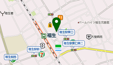 餡味 福生2号店の地図画像