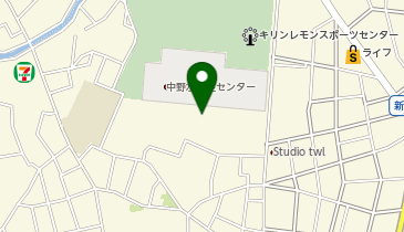 旧中野刑務所正門の地図画像