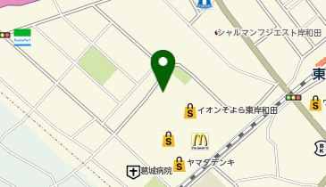 ホリデイスポーツクラブ 東岸和田店の地図画像