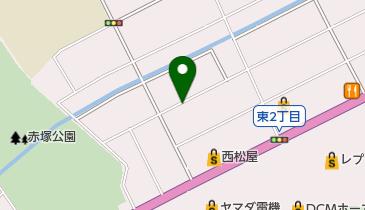 家庭料理 裕月の地図画像