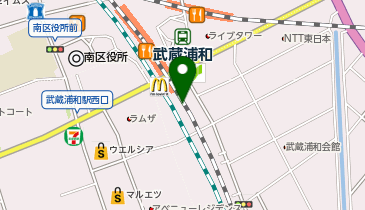 MARE(武蔵浦和マーレ)の地図画像