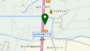 中華そば専門 田中そば店 中田店の地図画像
