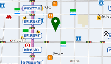 ブランドバンク 心斎橋店の地図画像