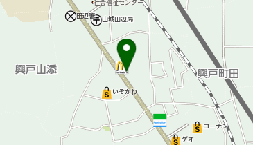 ピザハット 京田辺店の地図画像