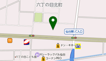 株式会社フロンティア 仙台東営業所の地図画像