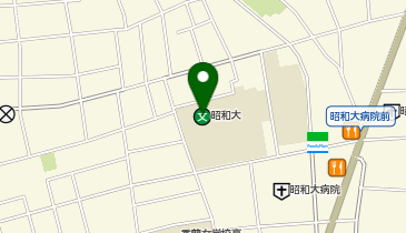 私立昭和大学 旗の台キャンパスの地図画像