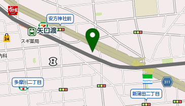 日介センター蒲田の地図画像